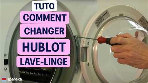 reparer poignee hublot machine a laver